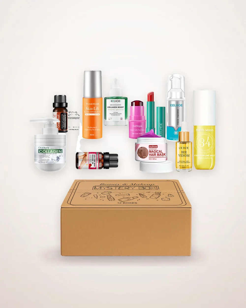 Keratin Hair Mask and Perfume Spray Gift Box