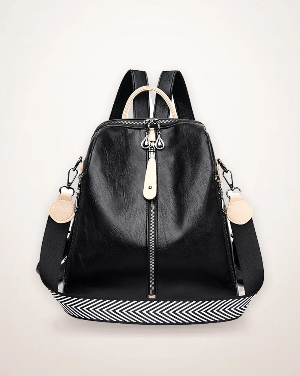 Soft Leather Day Backpack