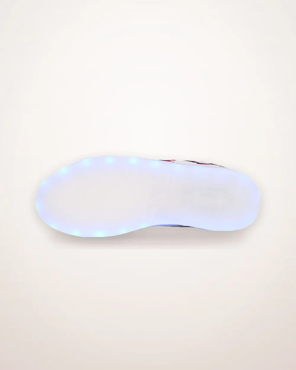 Space PU Sneakers with Clear Sole