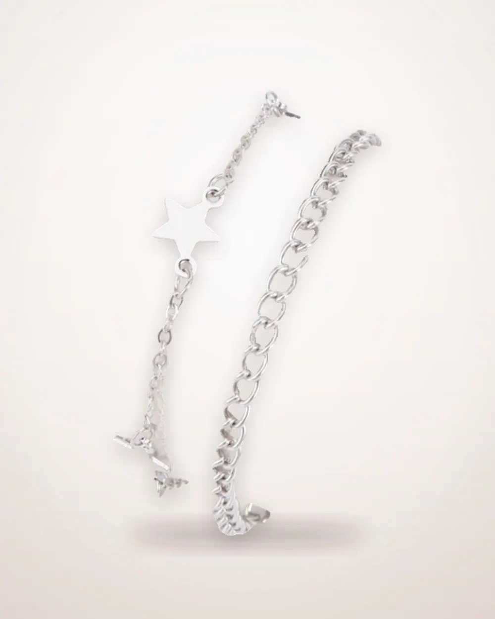 Double-Layer Star Anklet
