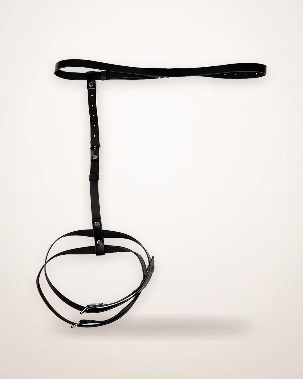 Punk Single-Leg Leather Garter