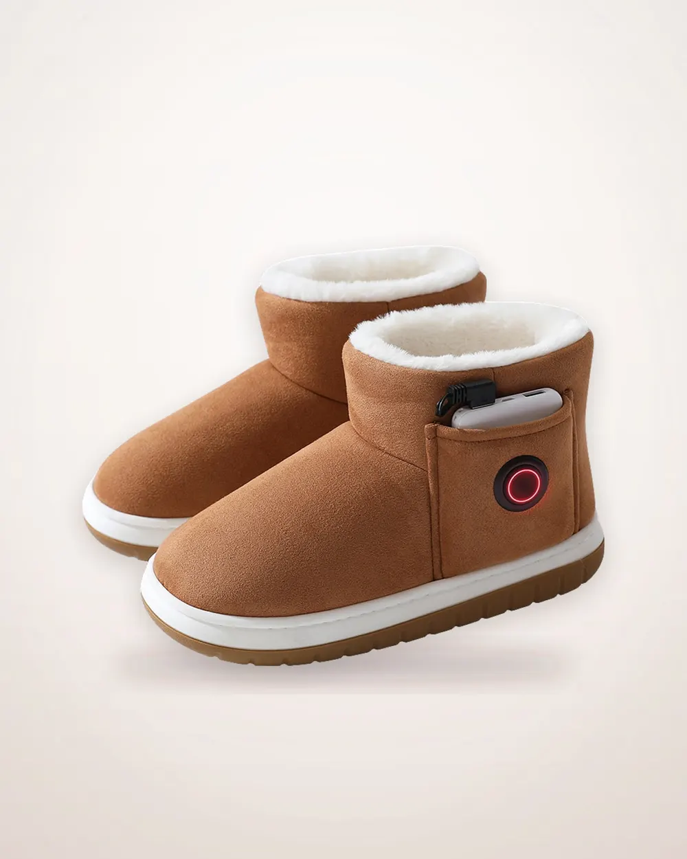 Rechargeable Heated Cotton Shoes