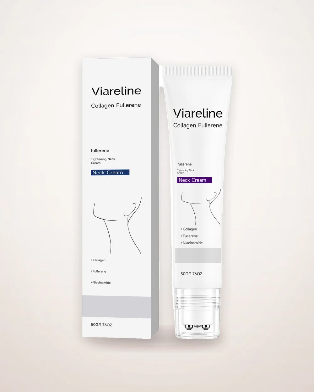 Collagen Neck Cream with Roller Applicator