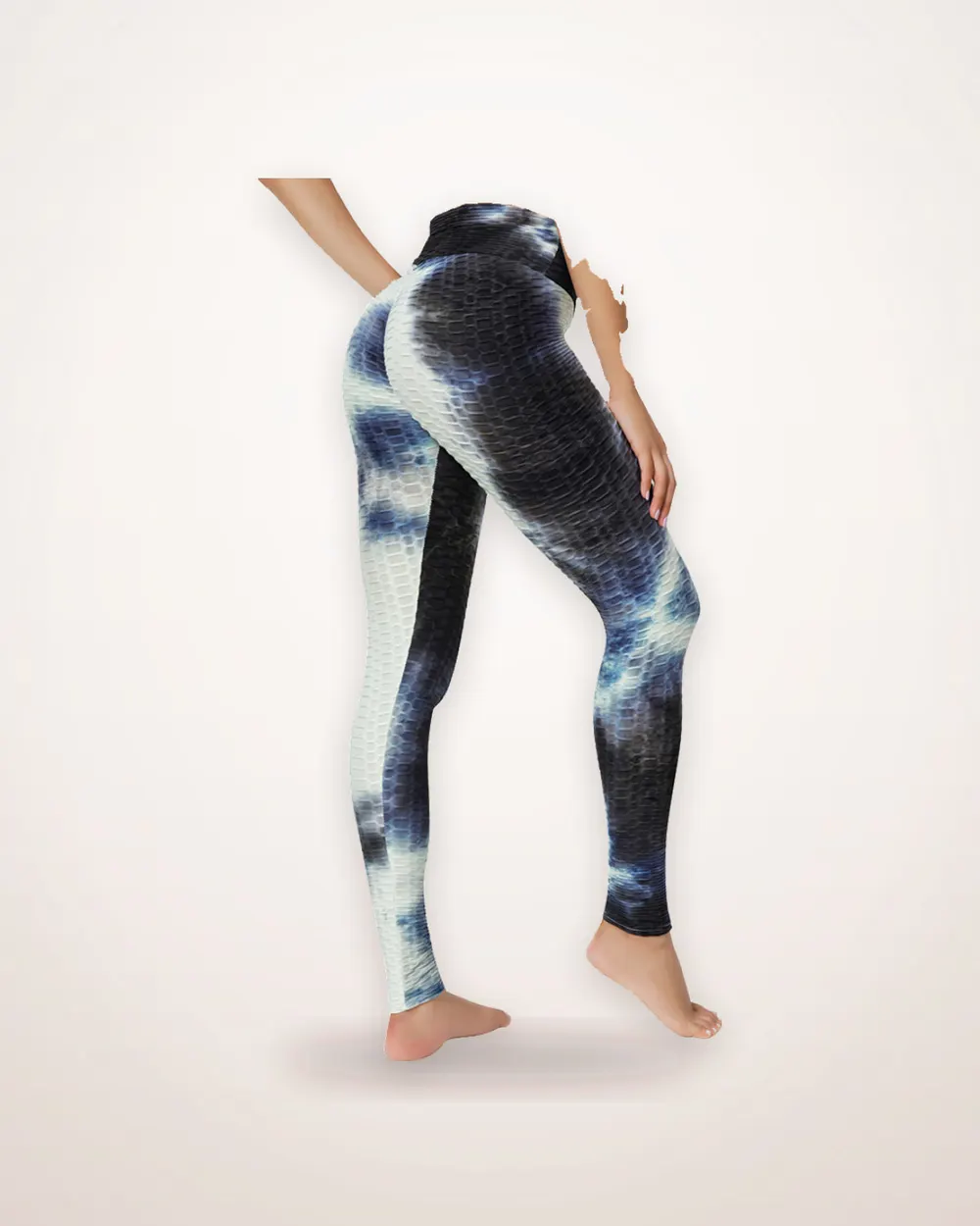 Tie-Dye Jacquard Yoga Leggings