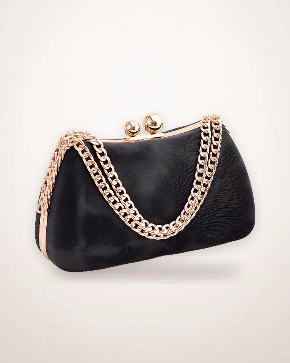 Embossed Pillow Chain Crossbody Bag