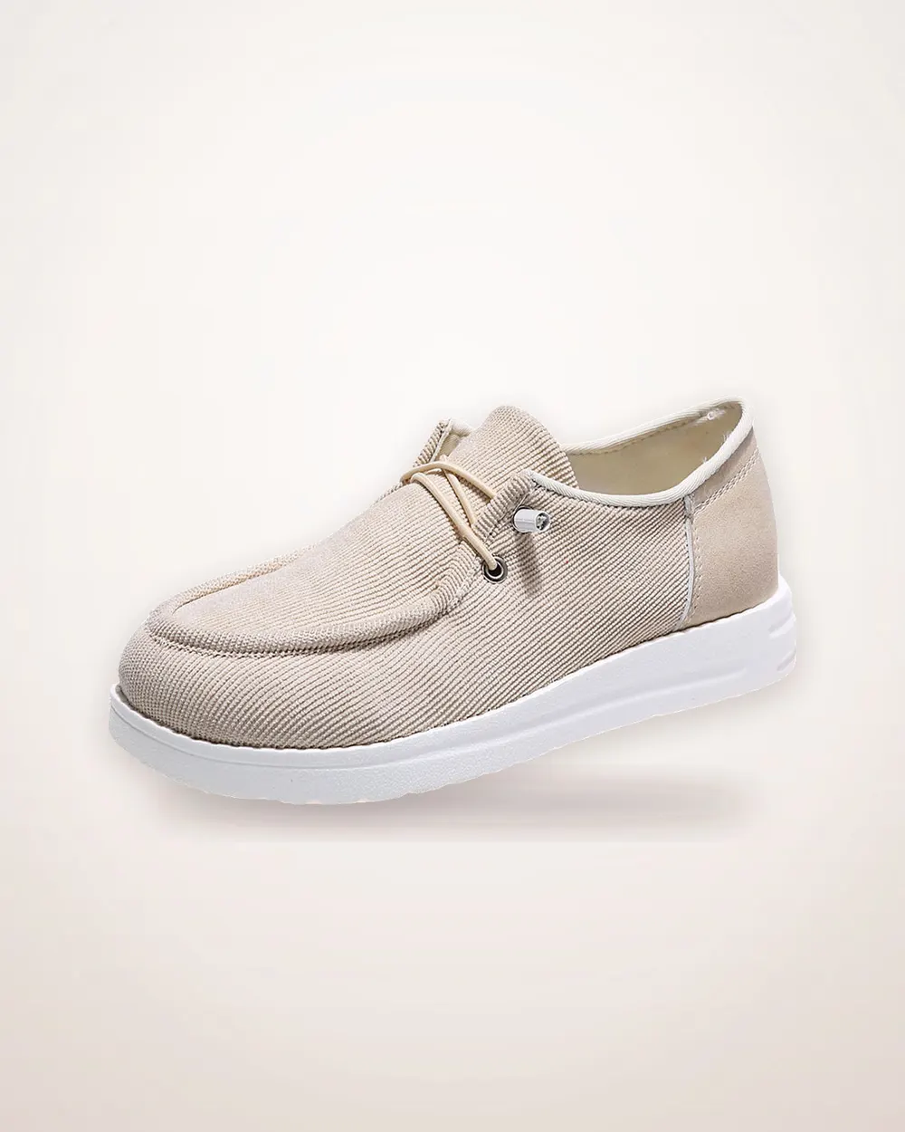 Elastic Band Flat Walking Shoes