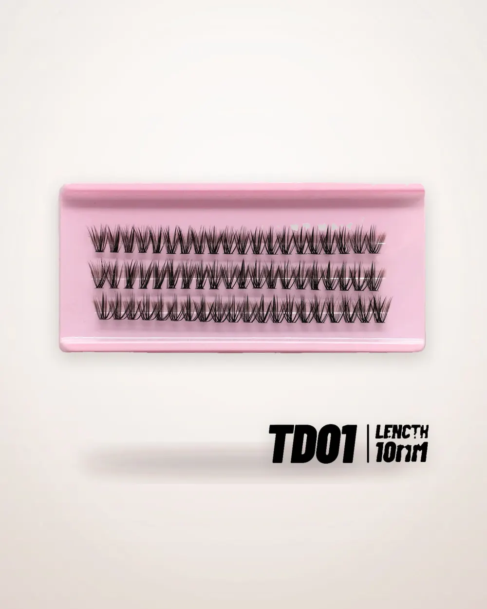 Segmented Natural Curled False Eyelashes
