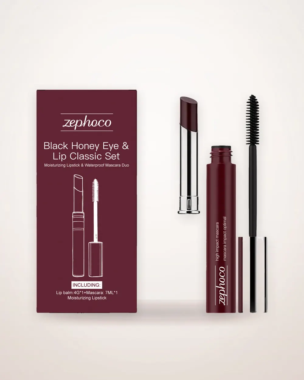 Black Honey Mascara and Lip Balm Set