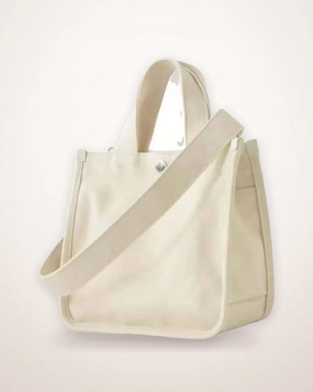 Canvas Square Crossbody Tote