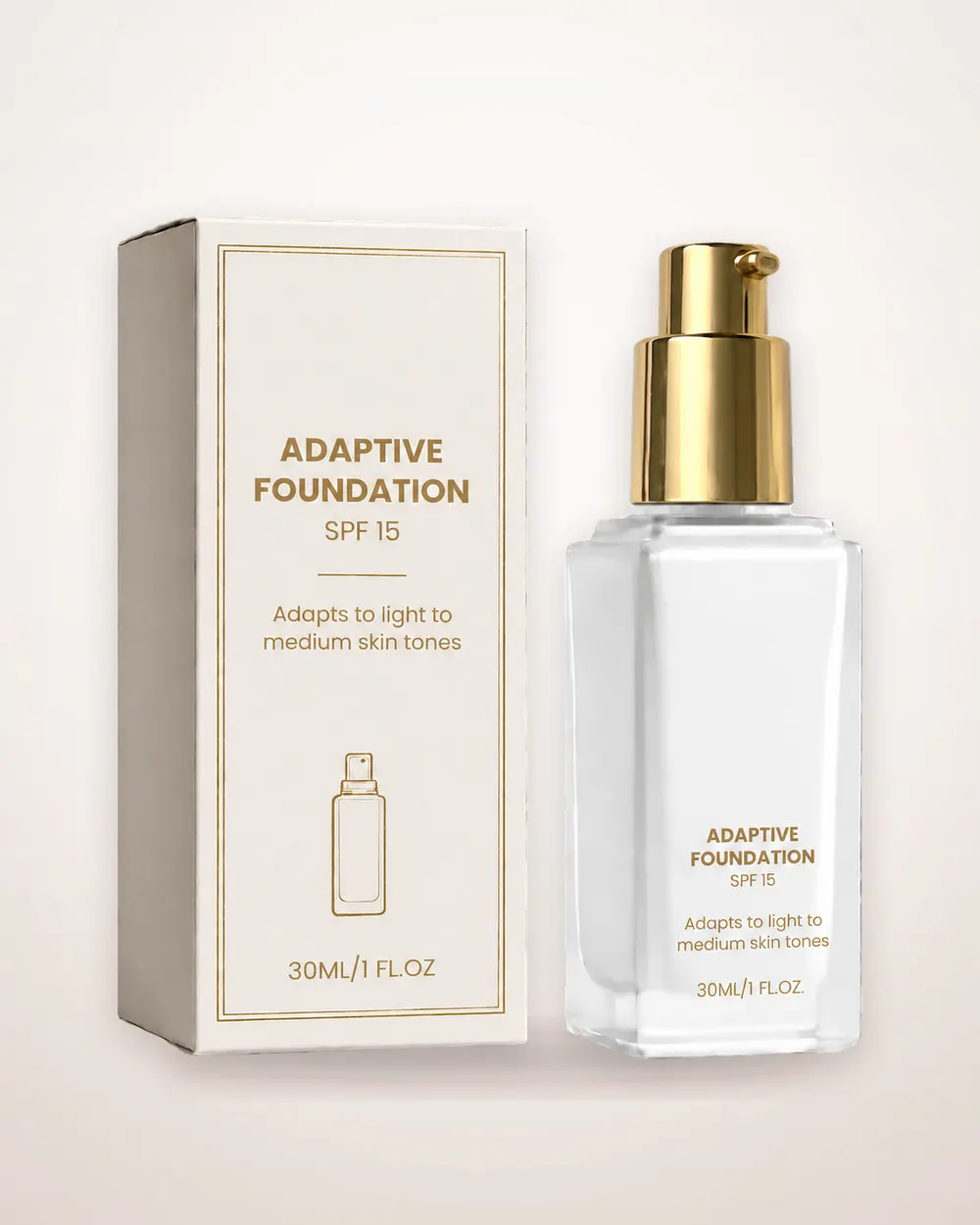 Color-Adapting Liquid Foundation