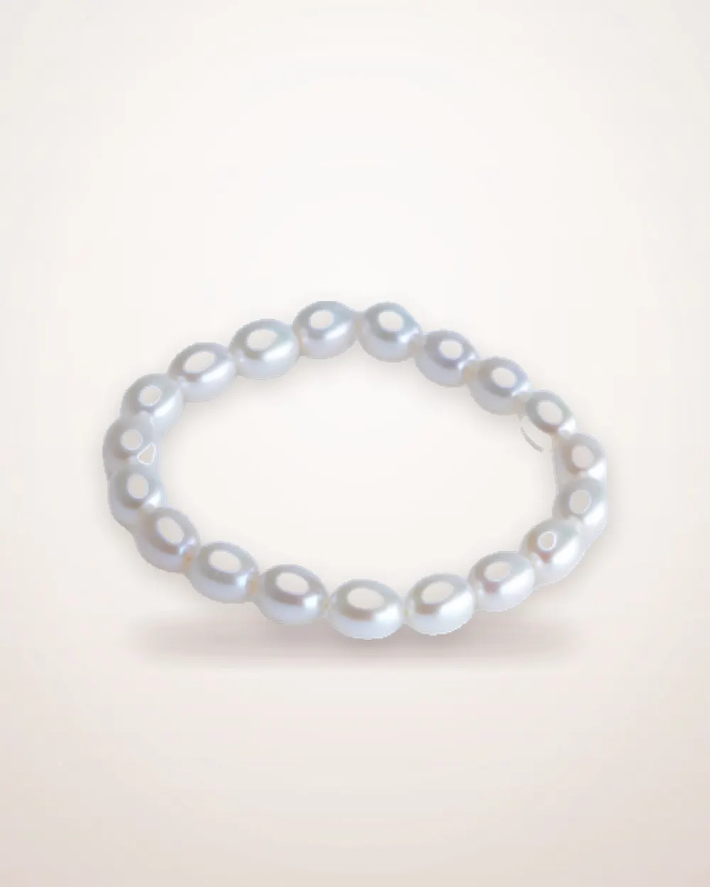 Rice-Shaped Pearl Bracelet