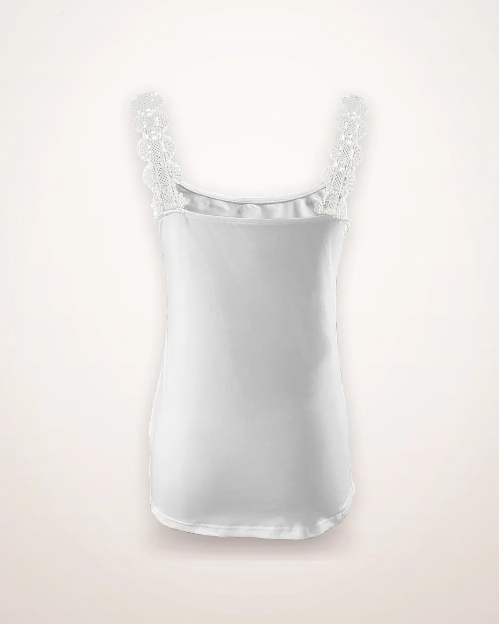 White Lace Stitch Vest
