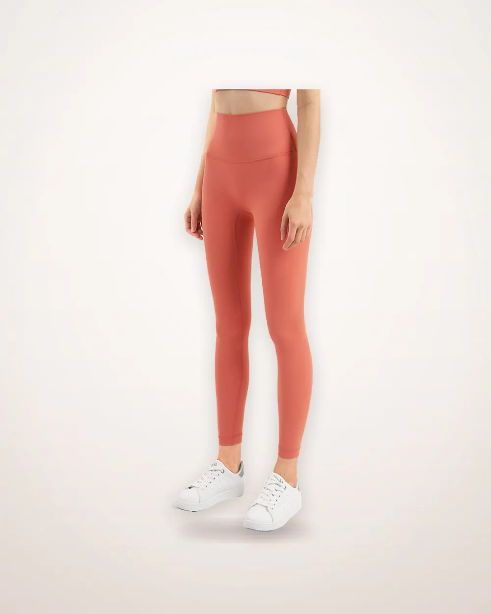 High-Waist Nylon Gym Leggings