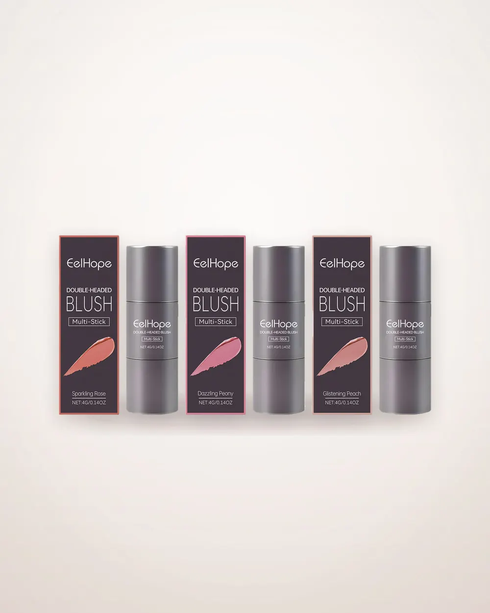 Double-Ended Blush Stick with Sponge Tip