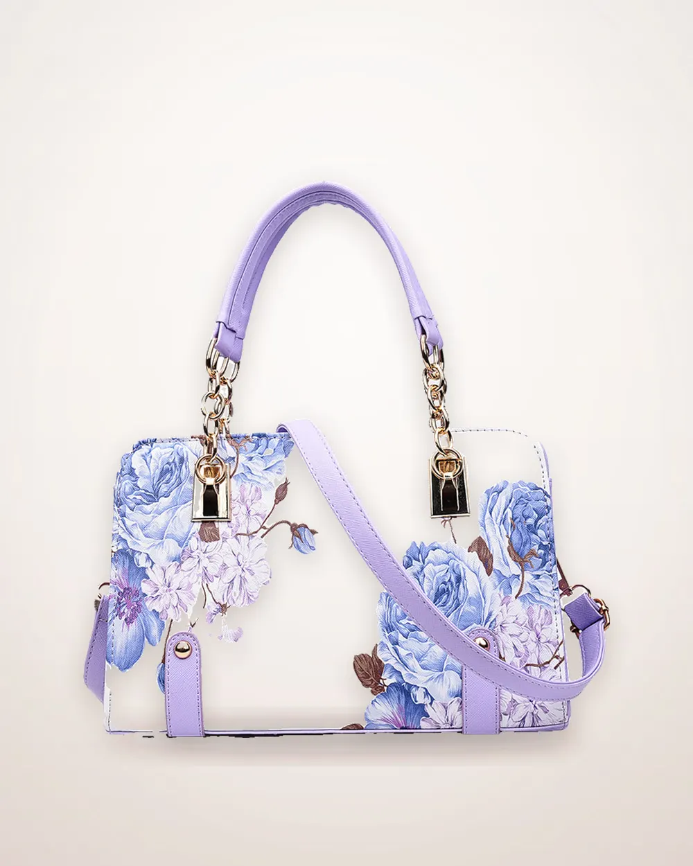 Printed Square Shoulder Bag