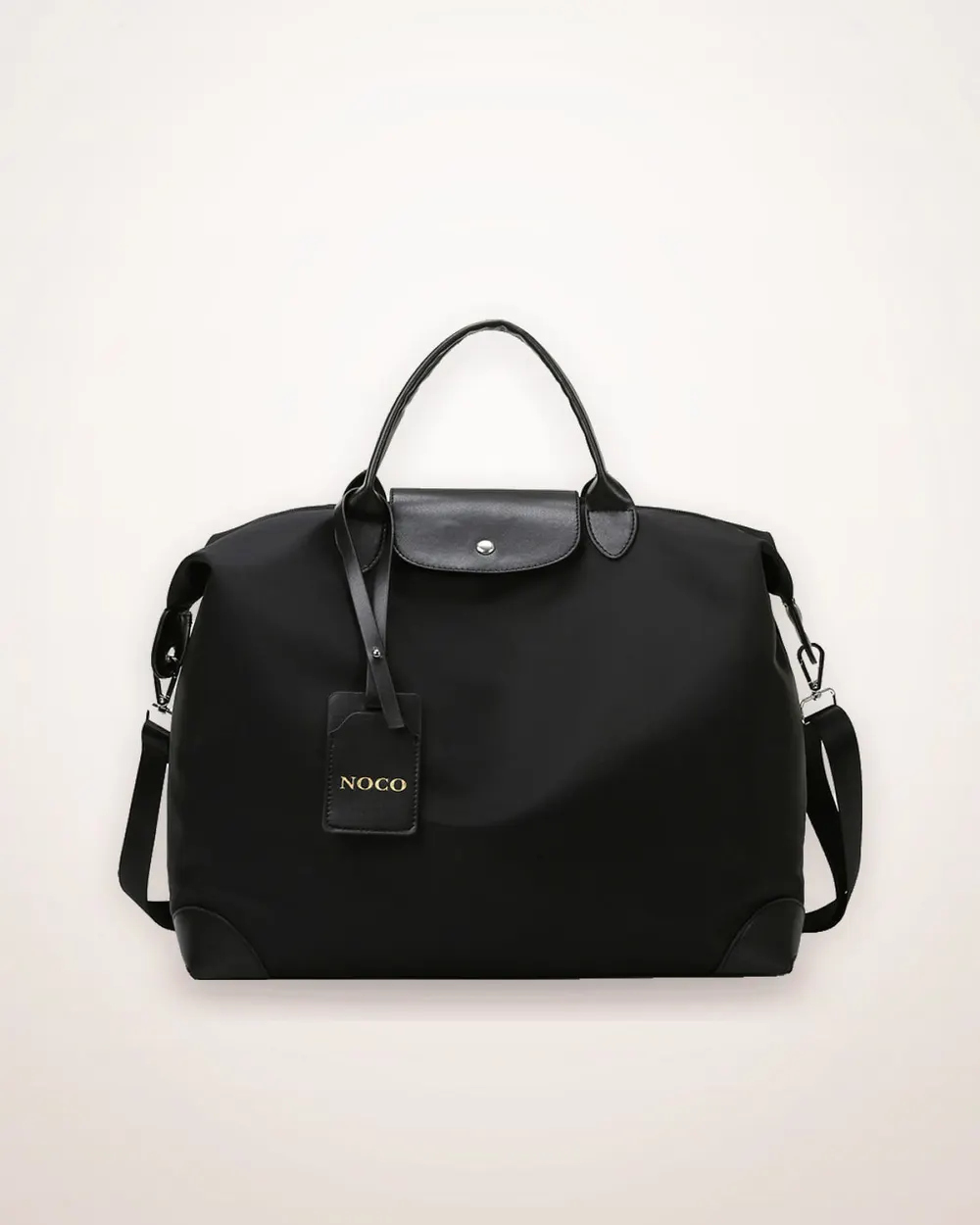 Embroidered Oxford Cloth Weekender Bag