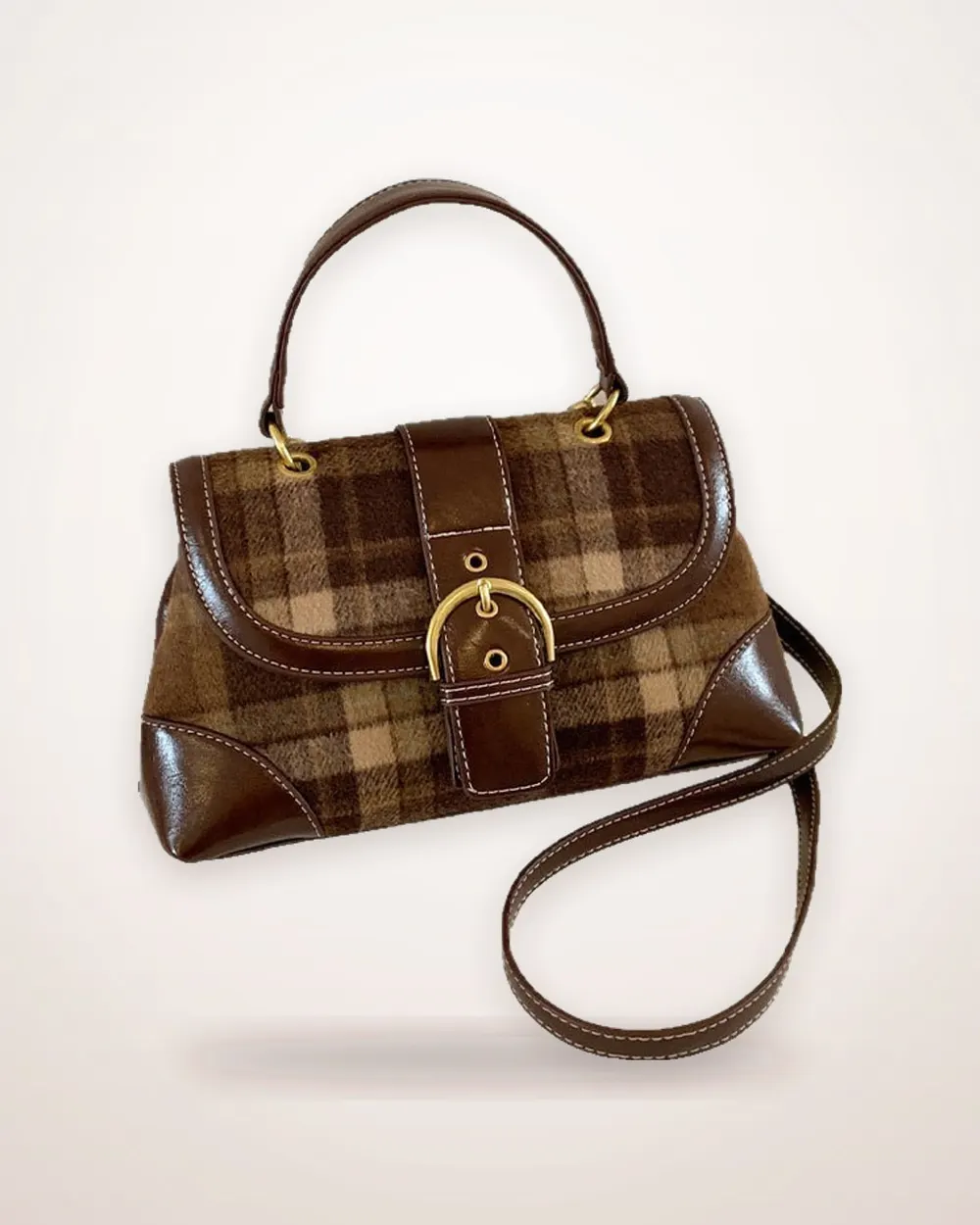 Vintage Patchwork Crossbody Bag