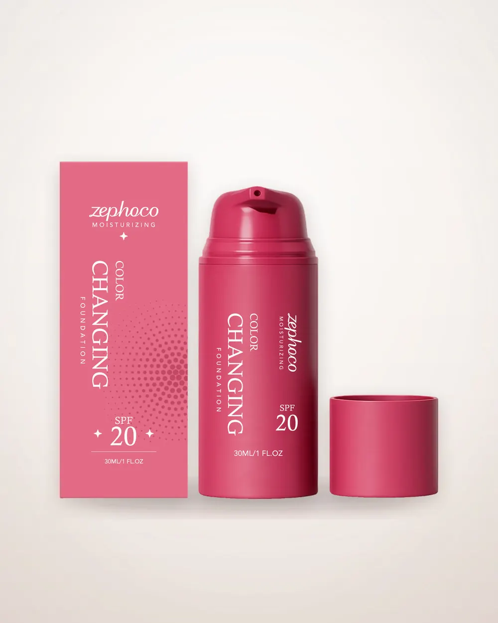 Color-Changing Liquid Foundation