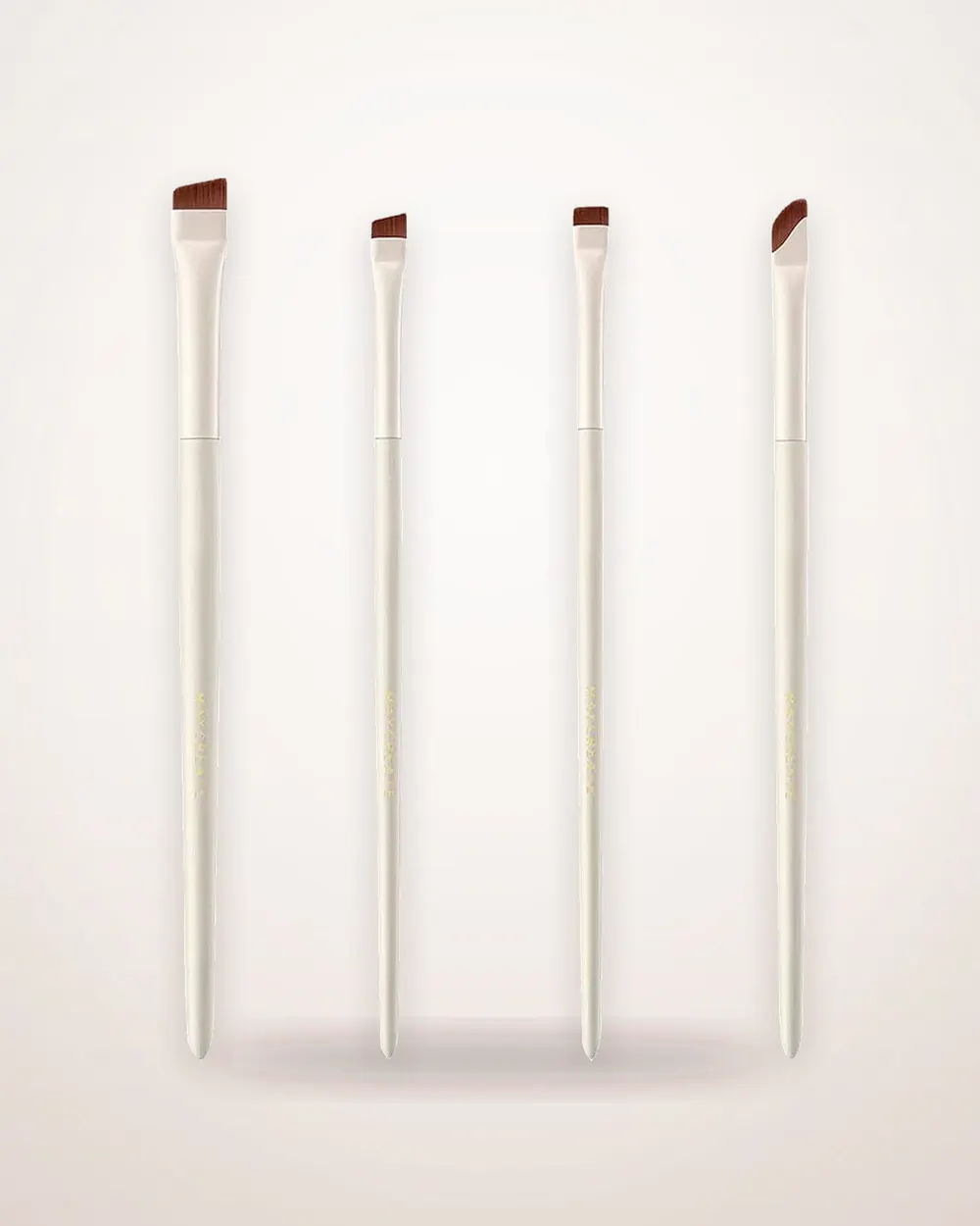 4-Piece Ultra-Thin Angled Liner and Brow Brush Set