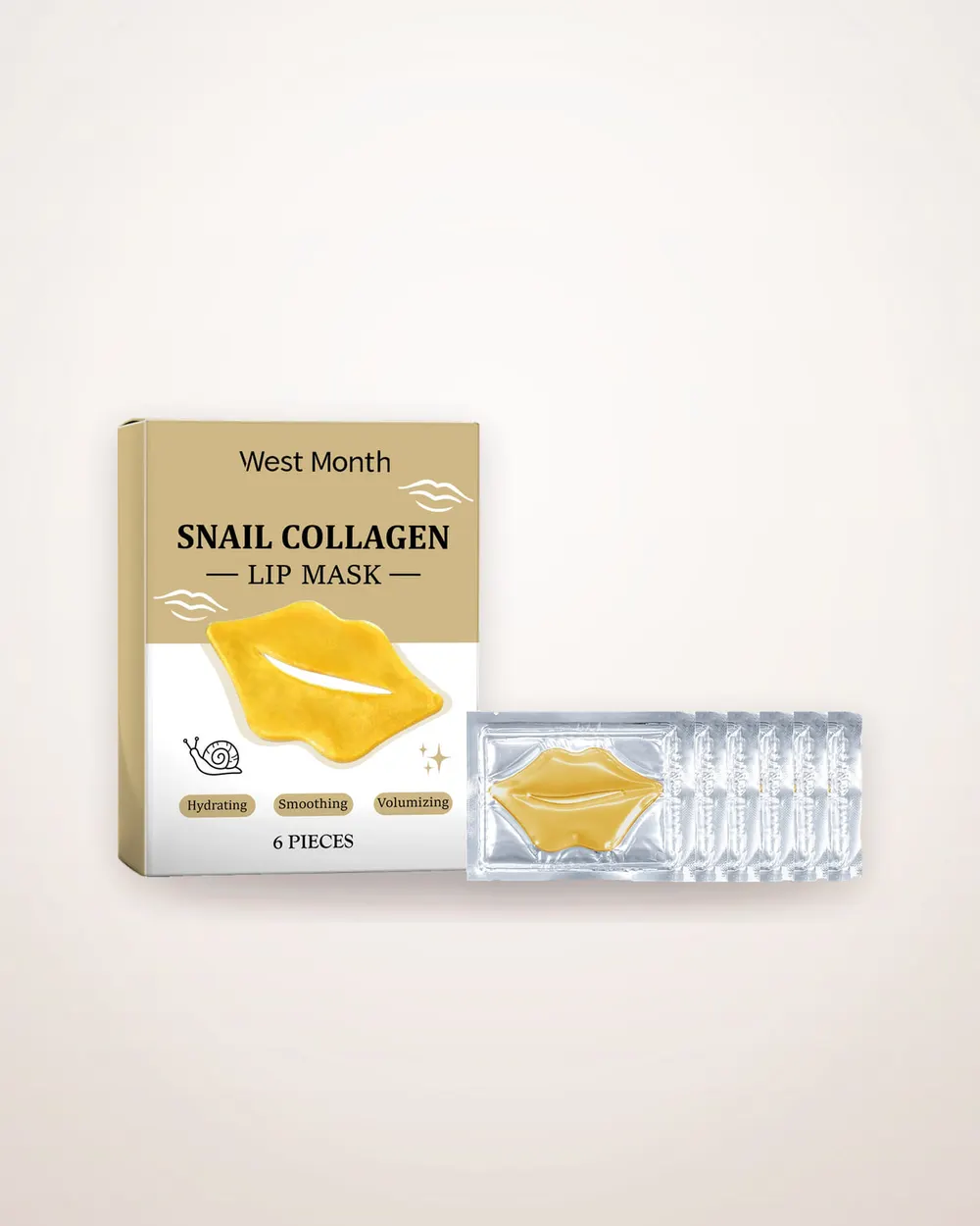 Hydrating Collagen Lip Mask, 6-Piece