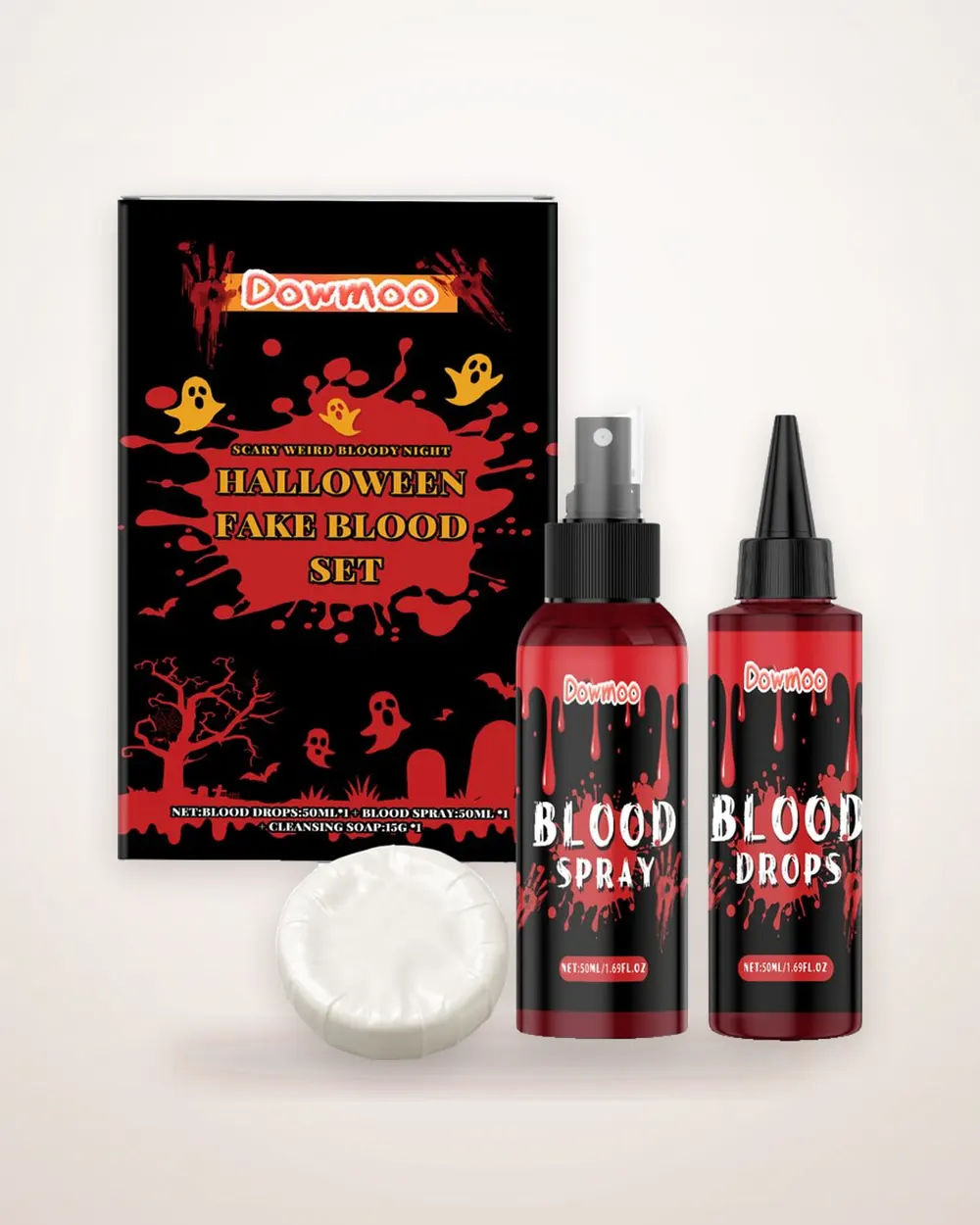 Realistic Fake Blood 3-Piece Set