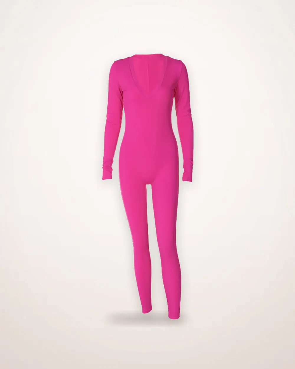 Long Sleeve Slim Fit Sports Jumpsuit