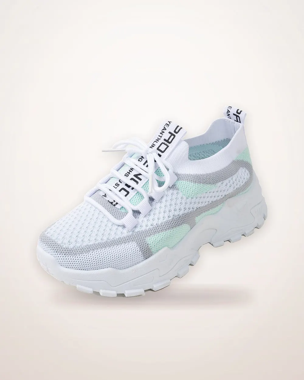 Flyknit Lace-Up Women's Walking Sneakers