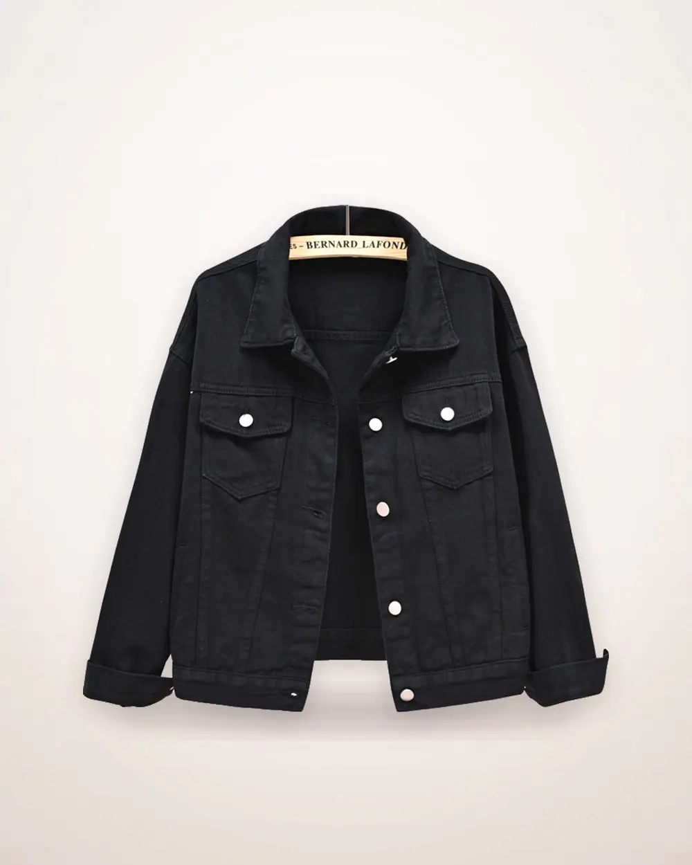 Plain Denim Jacket with Cotton Lining