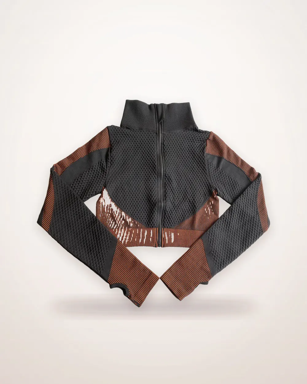 Long Sleeve Solid-Color Gym Top