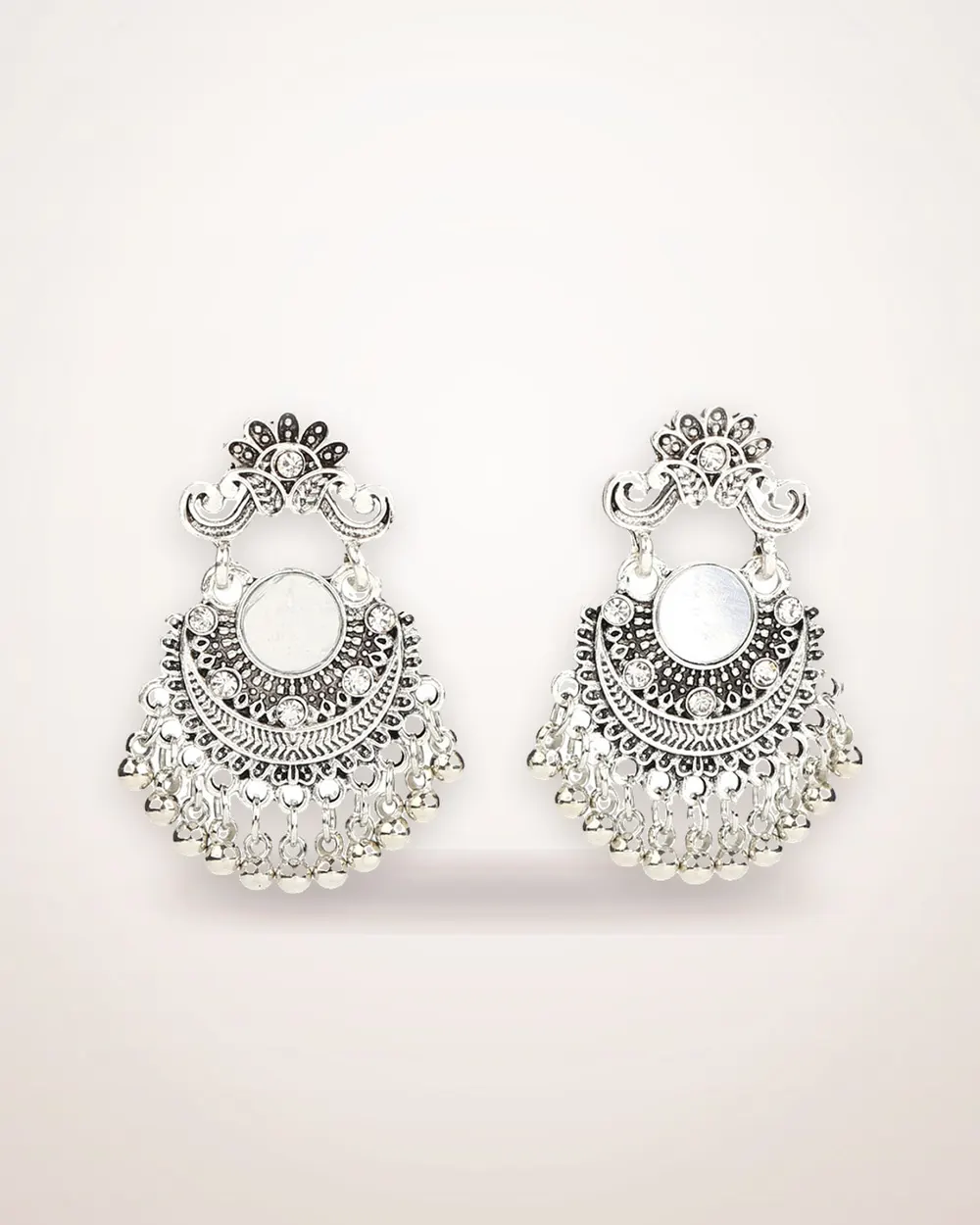 Gold-Tone Bell Tassel Drop Earrings