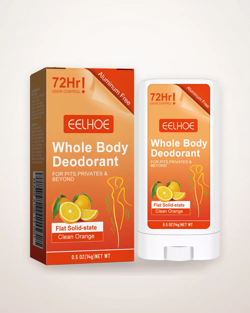 Solid Deodorant Balm with Oat Starch