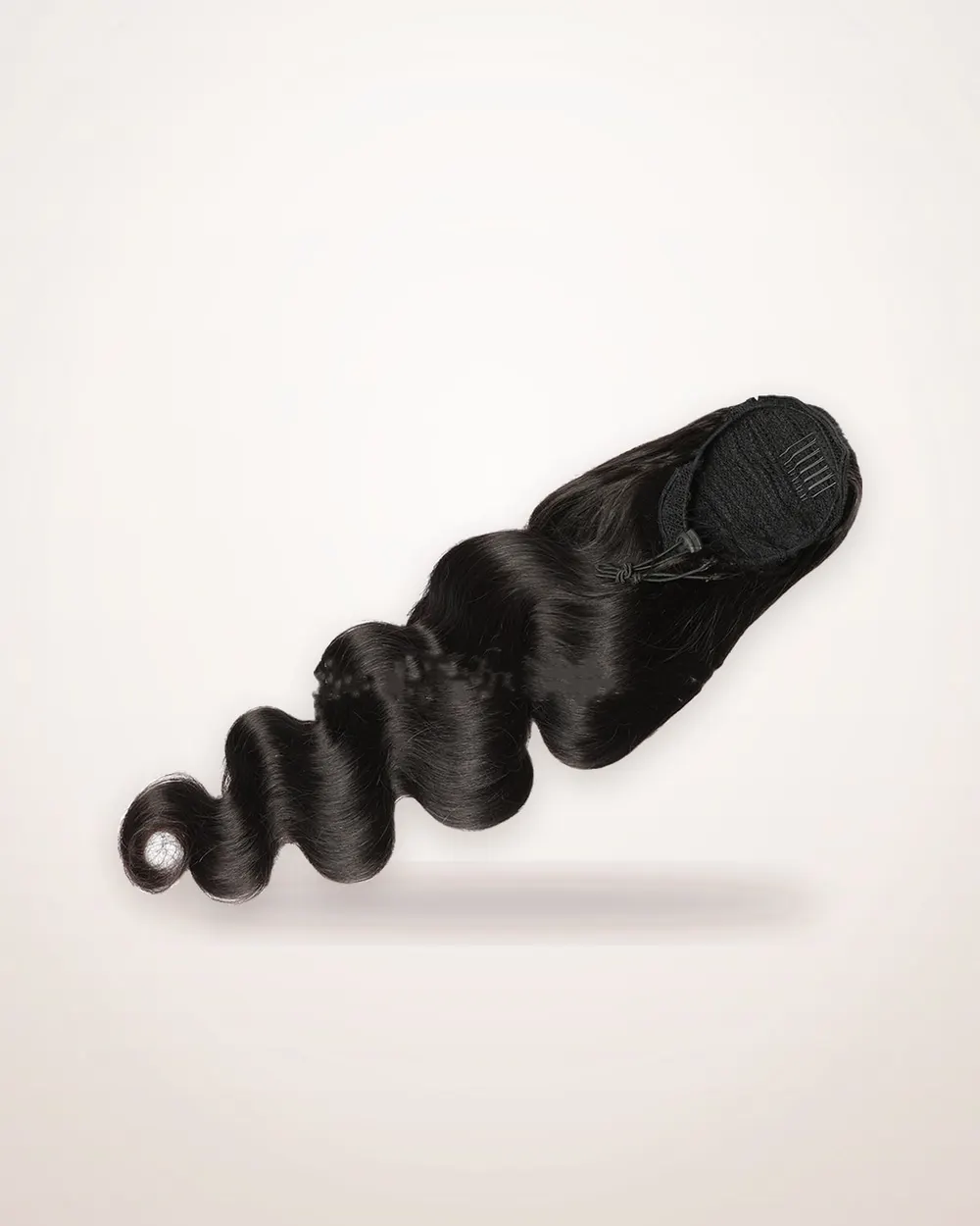 Human Hair Drawstring Ponytail Extension