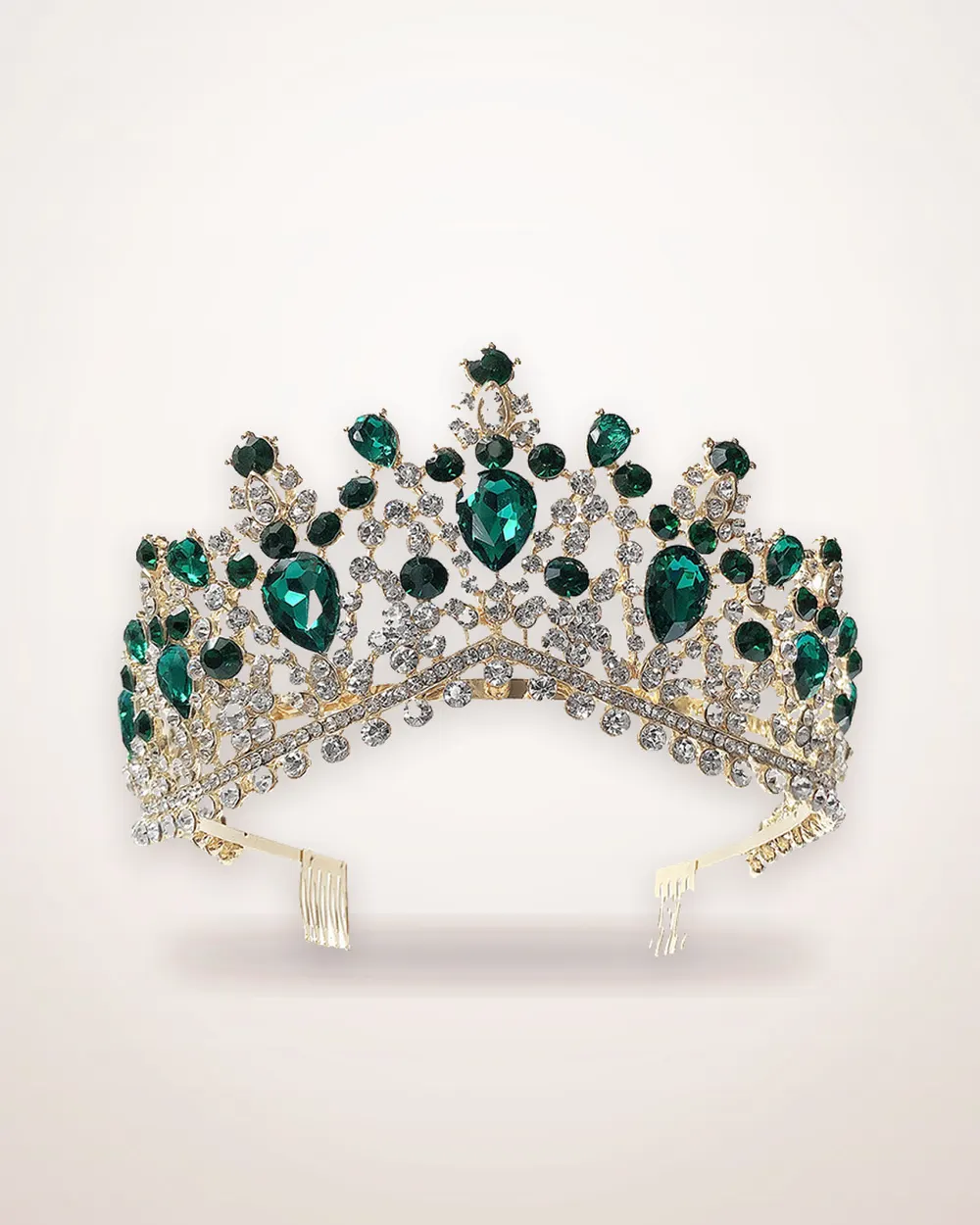 Rhinestone Bridal Crown Headpiece