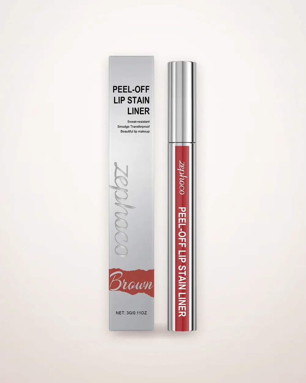 Brown Peel-Off Lip Gloss
