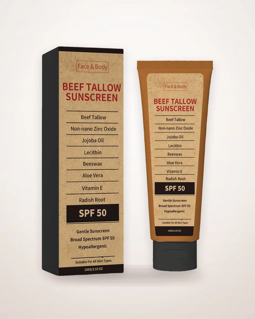 Shea Butter Zinc Sunscreen Lotion