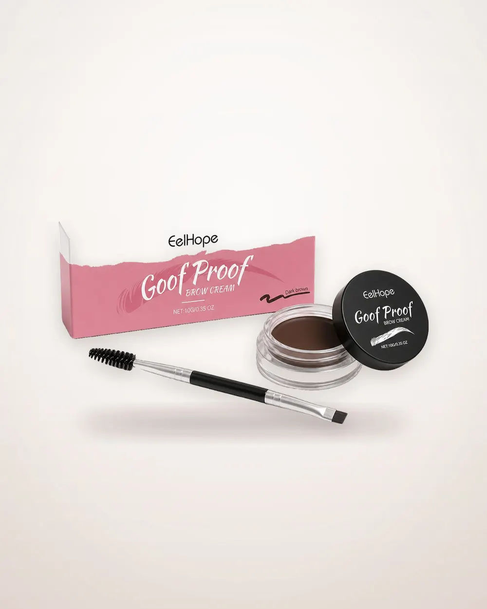 Deep Brown Brow Tint with Brush