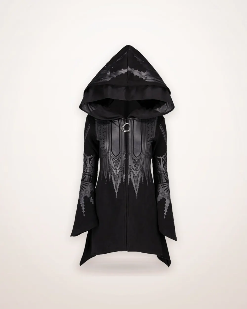 Halloween Print Hooded Sweatshirt