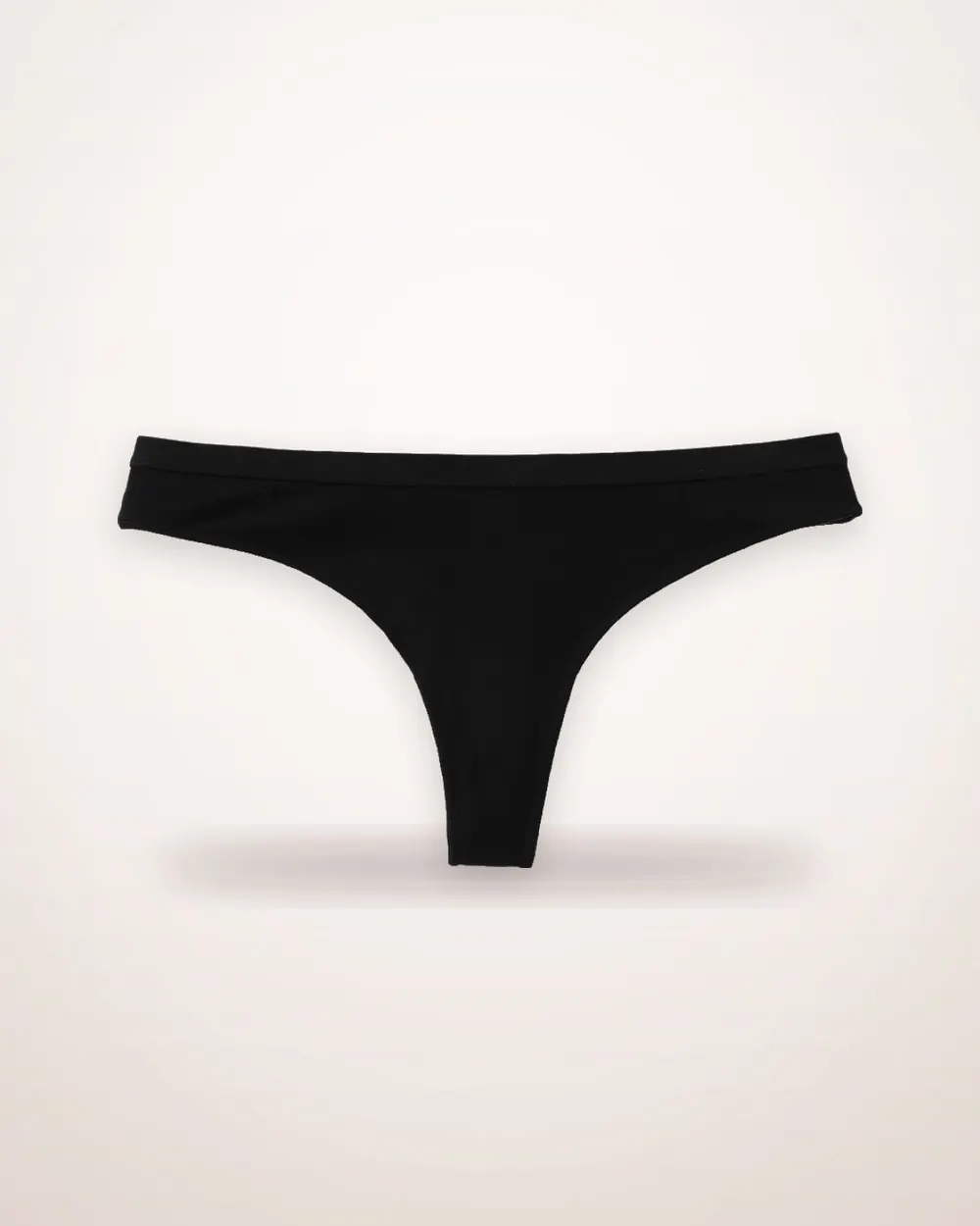 Combed Cotton Invisible Thong