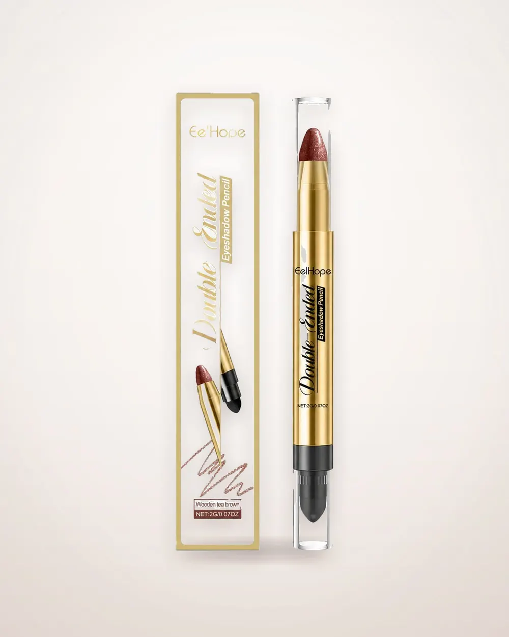 Shimmer Eyeshadow Stick, Wood Tea Brown