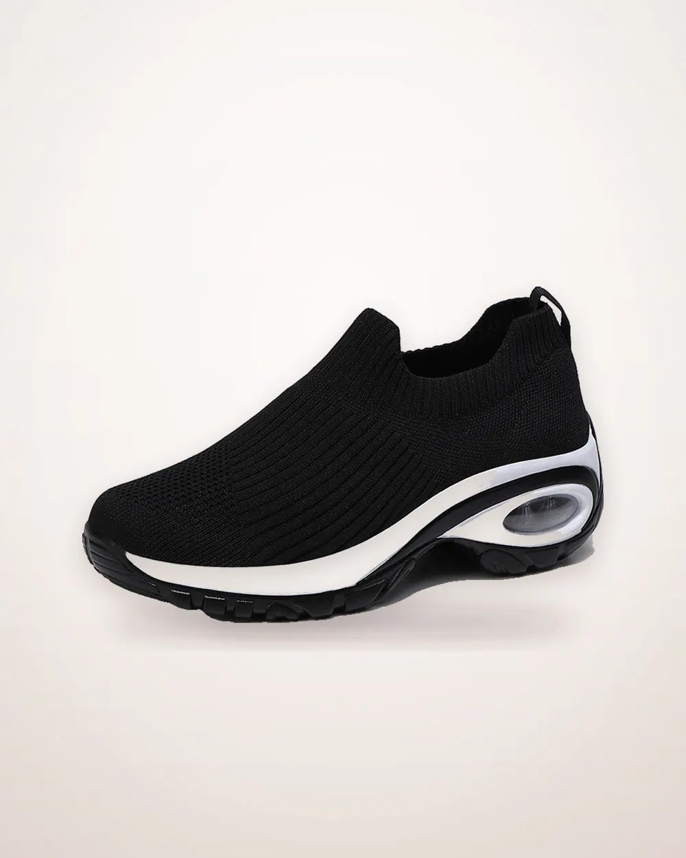 Mesh Slip-On Wedge Sneakers