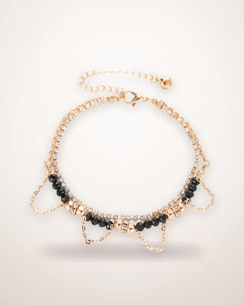 Ethnic Beaded Tassel Bracelet