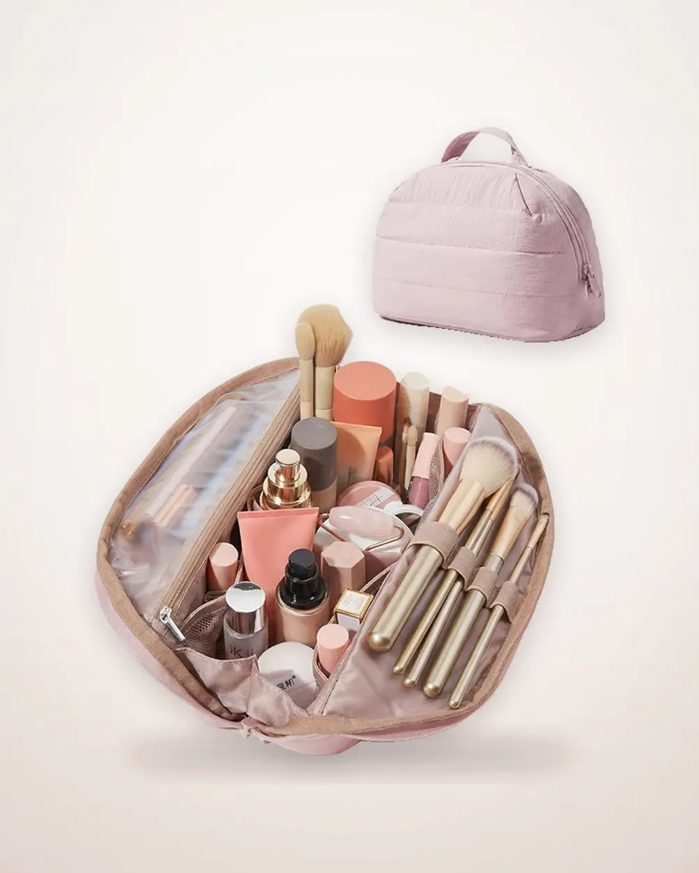 Large Fluffy Waterproof Makeup Pouch