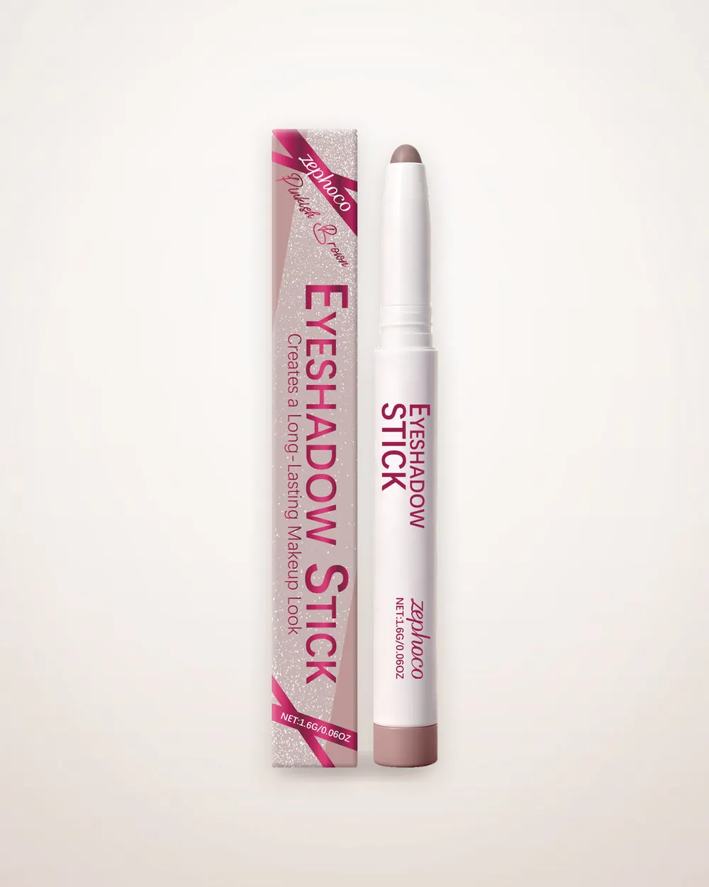 Pink-Brown Powder Eyeshadow