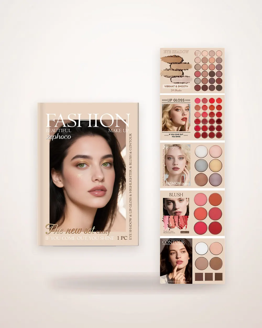 Natural Finish Makeup Palette Set