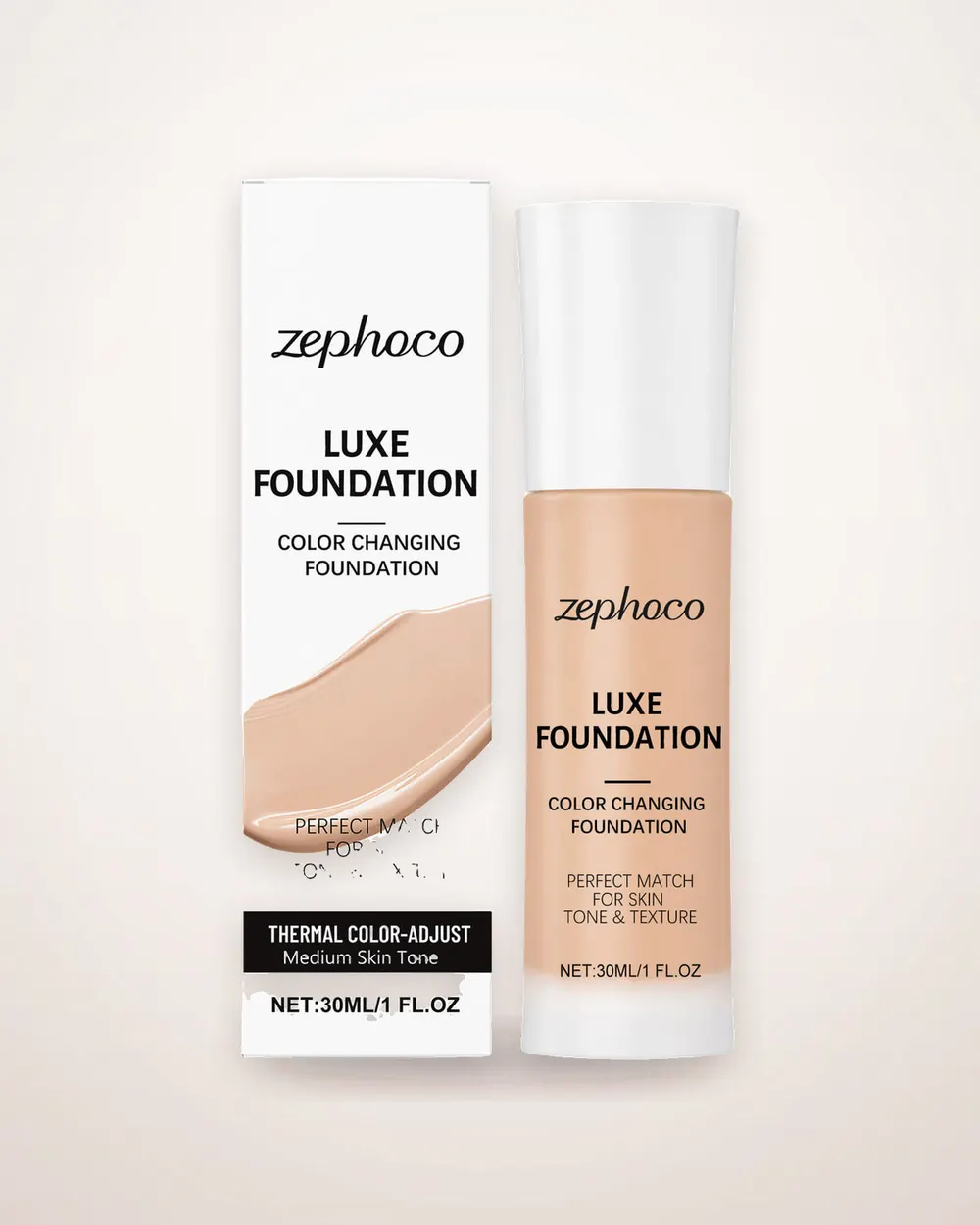 Warm Toning Foundation, Medium Skin Tone