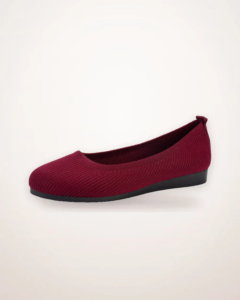 Round Toe Mesh Slip-On Flats