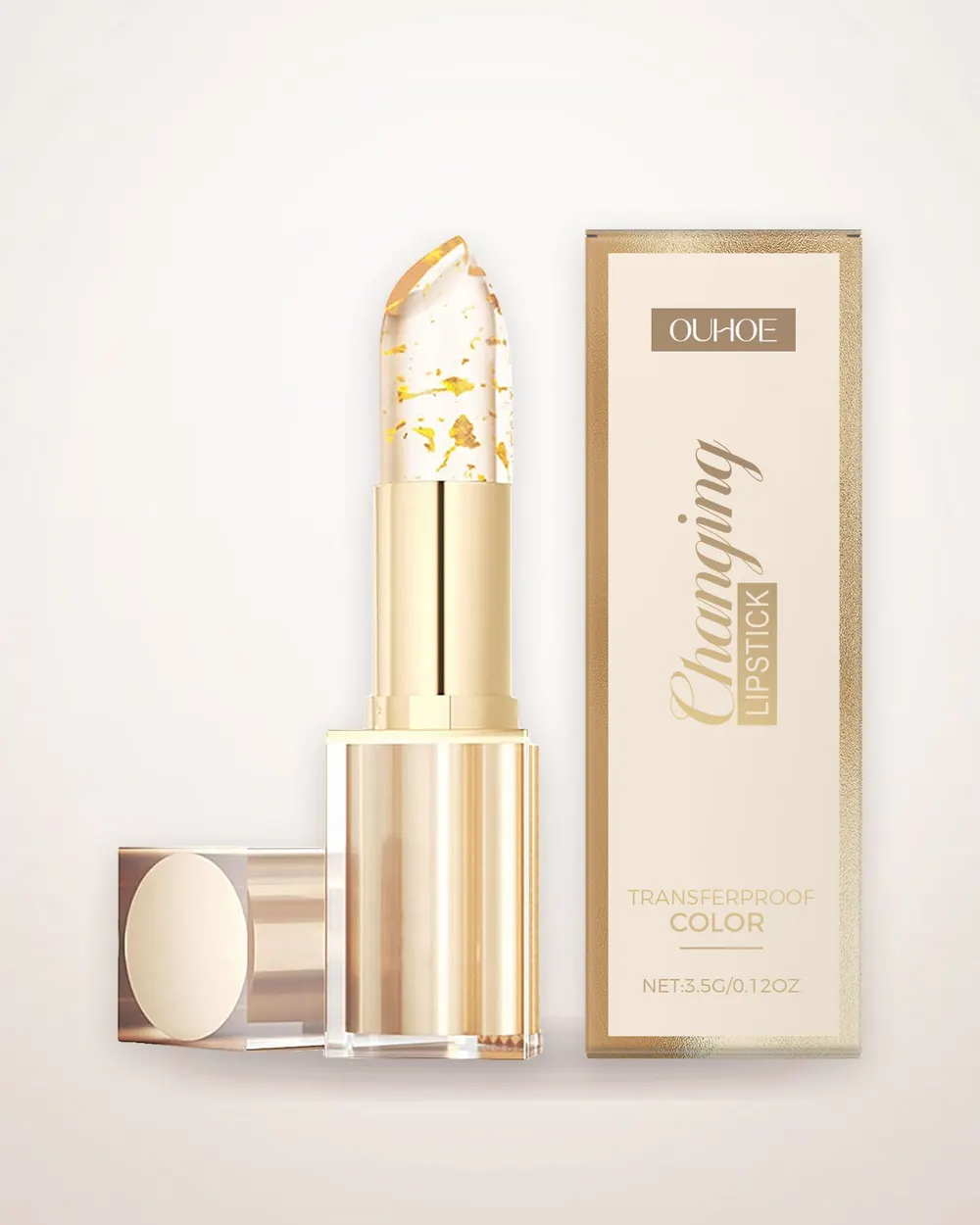 Gold Foil Color-Changing Lip Balm