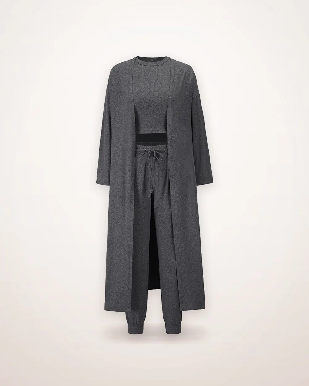 Knitted Slim-Fit Vest and Trousers Set