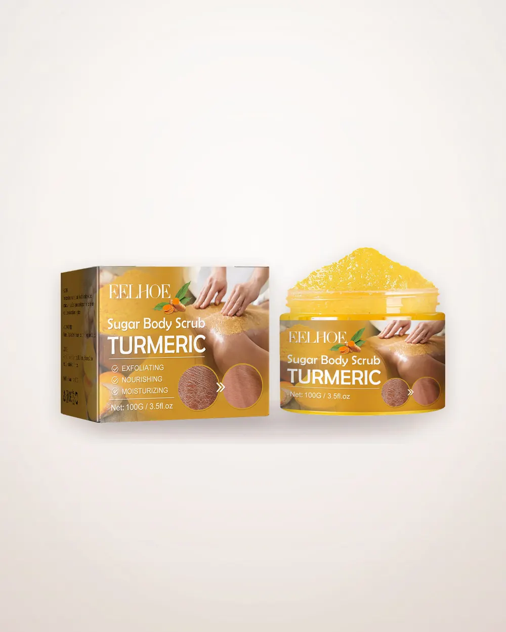 Turmeric Sugar Body Scrub Cream