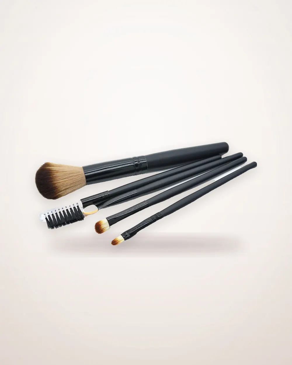 Five-Piece Wooden Handle Eye Brush Set